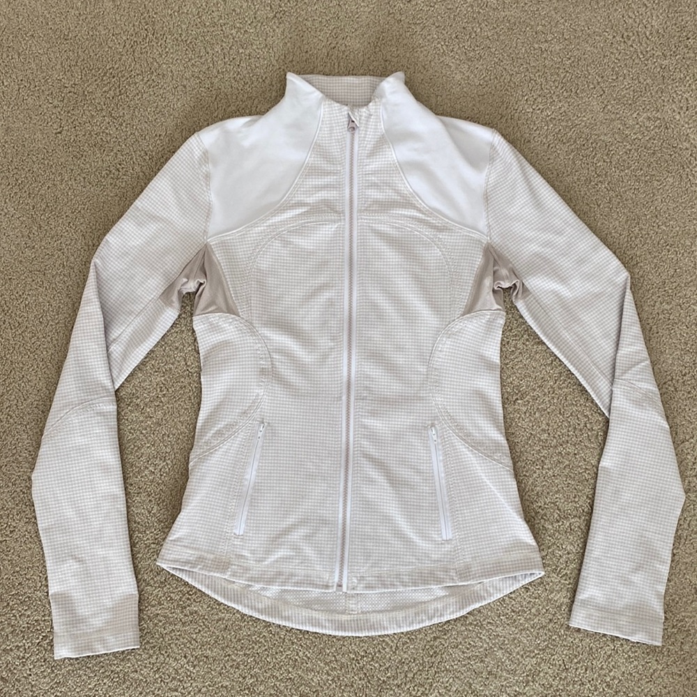 Lululemon White & Tan Jacket